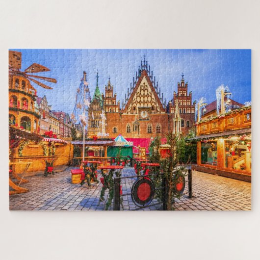 Wroclaw-kerstpuzzel Legpuzzel (Horizontaal)