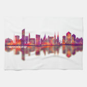 Wroclaw Poland Skyline Theedoek (Horizontaal)