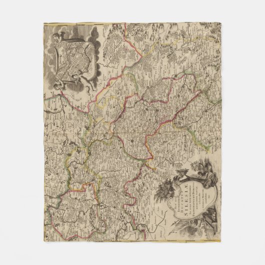 Wroclaw Polen Fleece Deken (Voorkant)