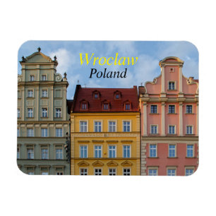 Wroclaw Polen Kleurrijke gebouwen Magneet