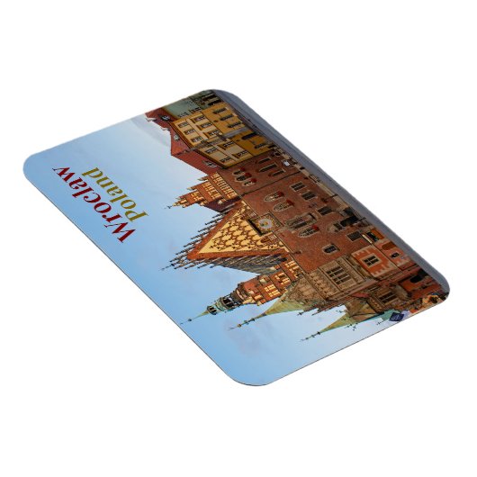 Wroclaw Polen Magnet Magneet (Rechterzijde)