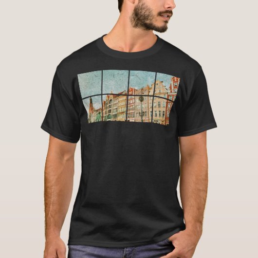 Wroclaw Polen Vintage T-shirt (Voorkant)