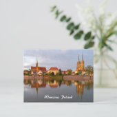 Wroclaw River Reflections Briefkaart (Staand voorkant)