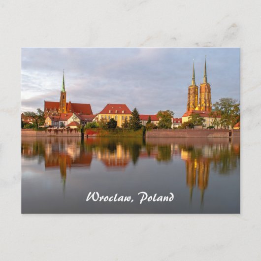 Wroclaw River Reflections Briefkaart (Voorkant)