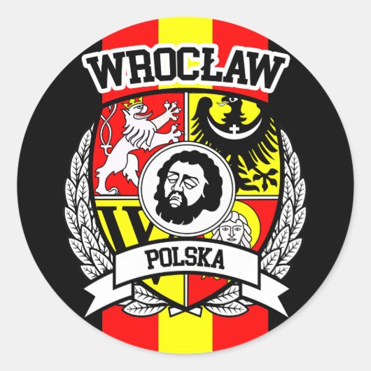 Wrocław Ronde Sticker (Voorkant)