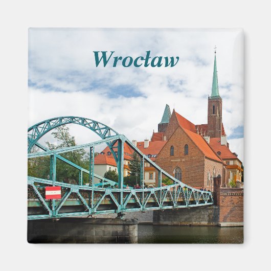 Wroclaw Tumski Brug Magneet (Voorkant)