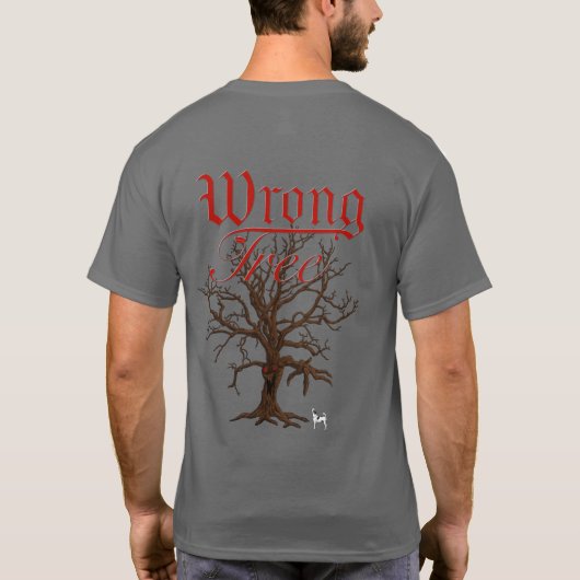 Wrong Tree Monster Tree T-shirt (Achterkant)