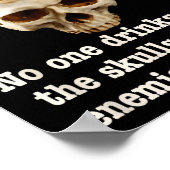Wrong With Society - Don't Drink From Enemy Skulls Poster (Hoek)