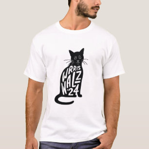 "Wrris Walz '24" - Minimalistische kunst van de ka T-shirt