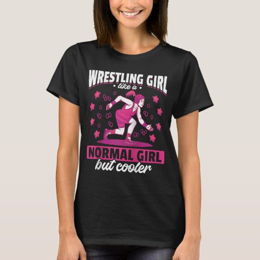 Wruiend meisje als een normale gi t-shirt (Voorkant)