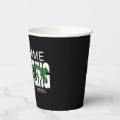 Wruiend team ADD-TEKST School Varsity Wrestler Papieren Bekers (Links)