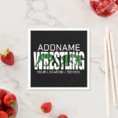 Wruiend team ADD-TEKST School Varsity Wrestler Servet (Insitu)