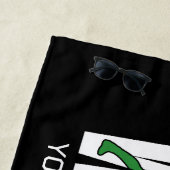 Wruiend team ADD-TEKST School Varsity Wrestler Strandlaken (In situ)