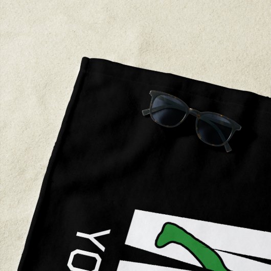 Wruiend team ADD-TEKST School Varsity Wrestler Strandlaken (In situ)