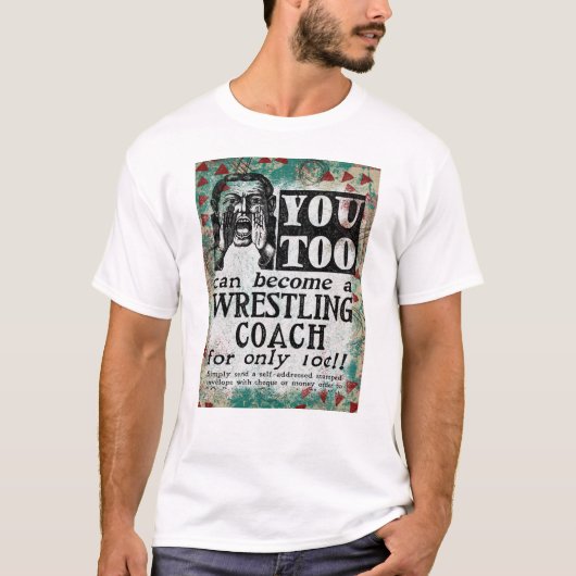 Wruiende coach - Funny  Retro T-shirt (Voorkant)