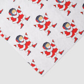 Wruiende kerstfeestdag met cadeau tissuepapier (Detail)