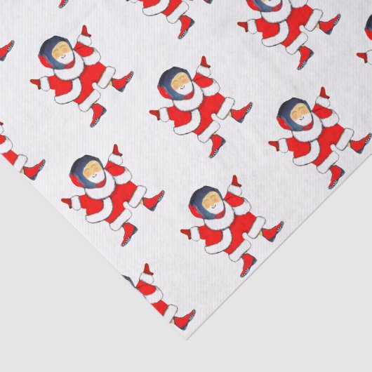 Wruiende kerstfeestdag met cadeau tissuepapier (Detail)