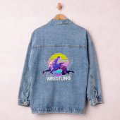 Wruiende Sportretro  Vaporwave 90 s Wrest Denim Jacket (Hangar)
