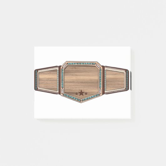 Wruigordel aanpassen Naam hout toevoegen Post-it® Notes (Voorkant)