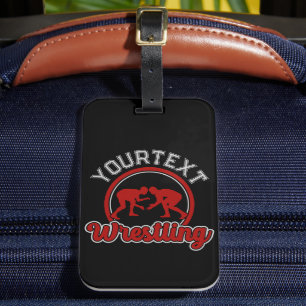 Wruing ADD NAME Grapple Champion Team Player Bagagelabel