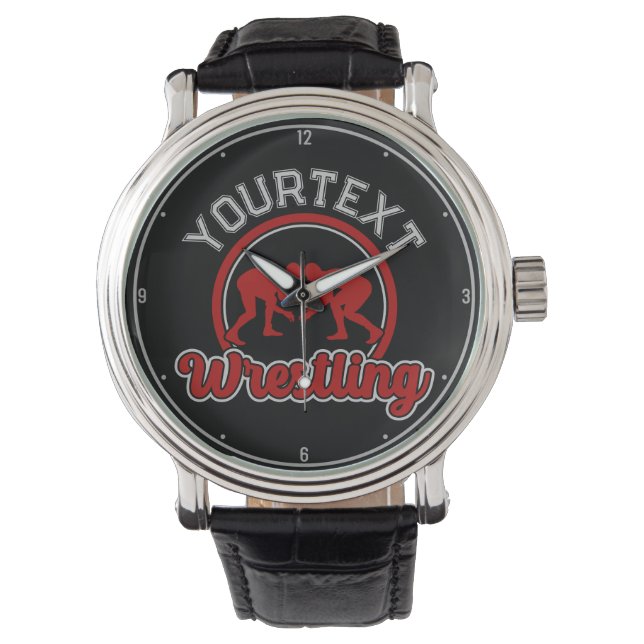 Wruing ADD NAME Grapple Champion Team Player Horloge (Voorkant)