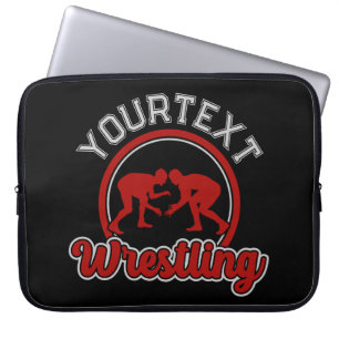 Wruing ADD NAME Grapple Champion Team Player Laptop Sleeve