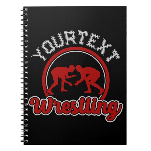 Wruing ADD NAME Grapple Champion Team Player Notitieboek (Voorkant)