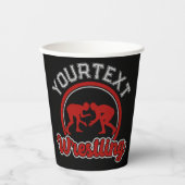 Wruing ADD NAME Grapple Champion Team Player Papieren Bekers (Voorkant)