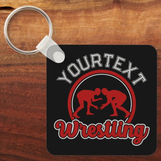 Wruing ADD NAME Grapple Champion Team Player Sleutelhanger (Voorkant)