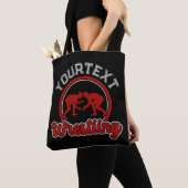 Wruing ADD NAME Grapple Champion Team Player Tote Bag (Dichtbij)