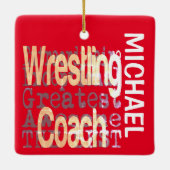 Wruing Coach Extraordinaire CUSTOM Keramisch Ornament (Achterkant)