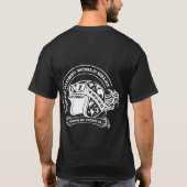 WRWR Mannen zwart T T-shirt (Achterkant)