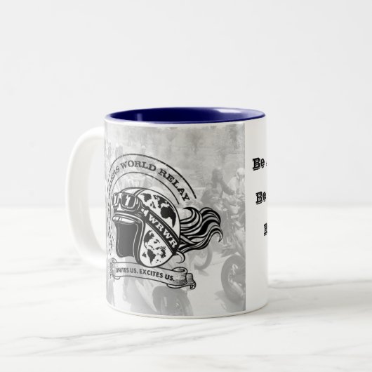 WRWR-Mok Tweekleurige Koffiemok (Voorkant links)