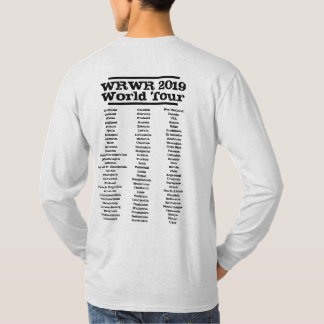 WRWR World Tour Long-hoes T-shirt