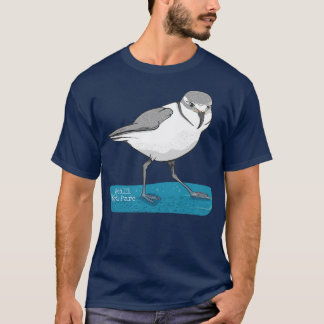Wrybill Ngutu pare NZ vogel T-shirt