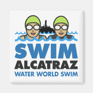 WS Swim Alcatraz magnet