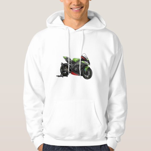 WSBK Kawasaki Hoodie (Voorkant)