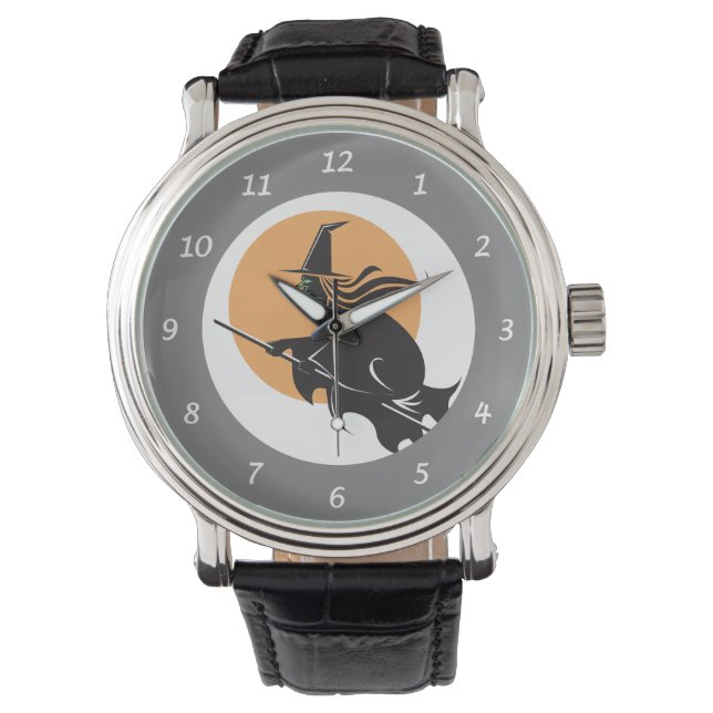 Wschopende Witch Watch Horloge (Voorkant)