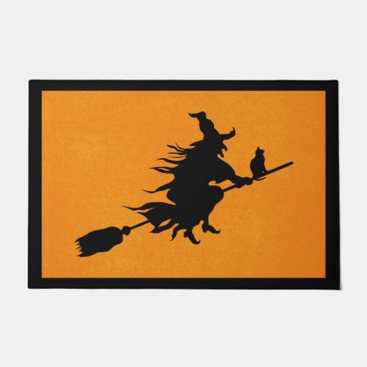 Wschopte Witch Halloween Doormat Deurmat (Voorkant)