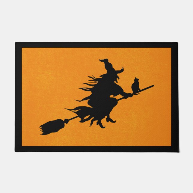 Wschopte Witch Halloween Doormat Deurmat (Voorkant)