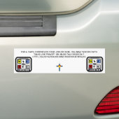 WSCIRO FAITH PRAYER BUMPERSTICKER LEVEN (Op auto)
