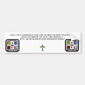 WSCIRO FAITH PRAYER BUMPERSTICKER LEVEN (Voorkant)
