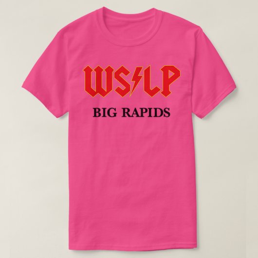 WSLP BIG RAPIDS T-SHIRT (Design voorkant)
