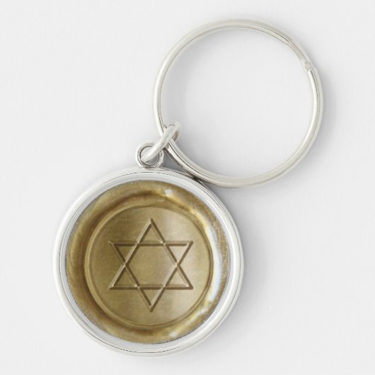 WSM - Gold - Star-of-David - Sleutelhanger (Voorkant)