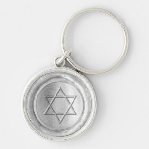 WSM - Silver - Star-of-David - Sleutelhanger