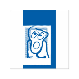 wssbx 'keuken beer'v2-Self Inking Rubber Stamp Zelfinktende Stempel