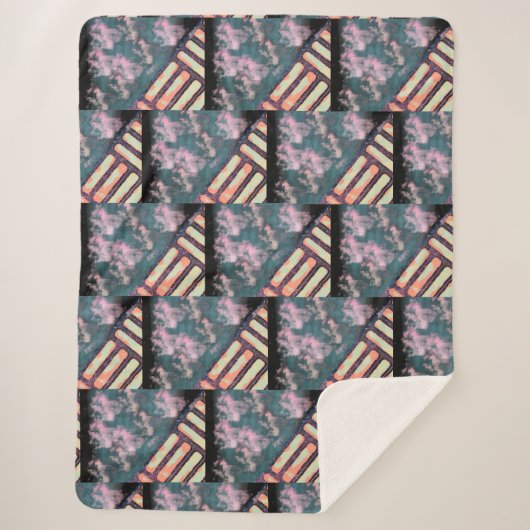 WSSBX - ROZE TEGEL Sherpa Deken (Voorkant)