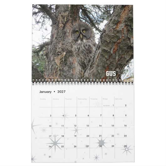 WSU Raptor Club 2012 Agenda Kalender (Jan 2027)
