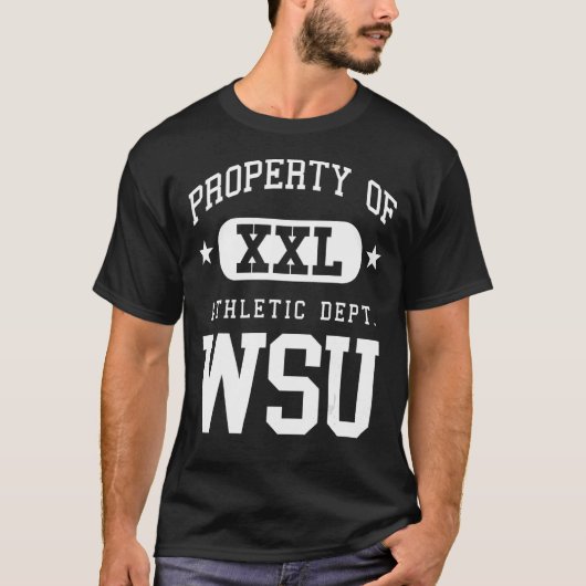 WSU XXL Athletic School Property T-shirt (Voorkant)
