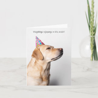 Wszystkiego najlepszego w dniu urodzin, Polish Kaart